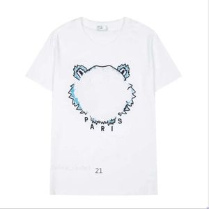 T-shirt Kenzo Tshirts Men Designer mass Tees Madame Summer Tops com Tiger e Cartas Hiphop Stussys camisetas asiáticas Kenzo 224