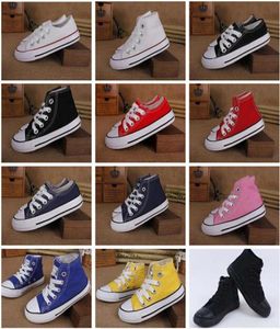 Top New Brand Kids Canvas Shoes Fashion High - Bai scarpe basse per ragazzi e ragazze Sports Designer Scarpe e sport A0011011611