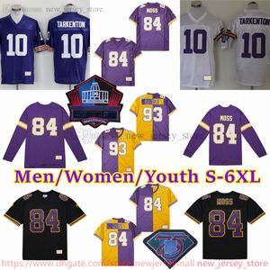 Custom S-6xl Countback 1961-1999 Piłka nożna 10 Fran Tarkenton Jersey Stitch 22 Paul Krause 44 Chuck Foreman 56 Chris Doleman 73 Ron Yary Adrian Peterson Cris Carter