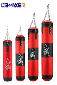 Profissional Boxing Punching Bag Training Fitness With Hanging Kick Sandbag Adults Gym Exercício vazio de boxe
