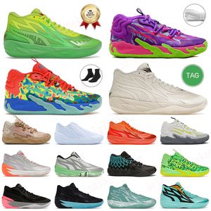 Toxic Lamelo Ball Shoes MB03 Blue Hive GutterMelo Chino Hills Star Basketball Shoes mb01 Rick and Morty mb02 Nickelodeon Slime dhgates Women Mens Trainers Sneakers