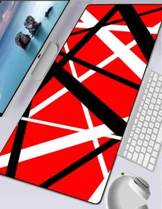 Large Gaming Mouse Pad Computer Mousepad PC Gamer Mouse Mat Laptop Mausepad Eddie Van Halen Graphic Guitar Keyboard Mat Desk Pad G2461700