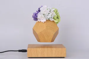 5pcs/lot ücretsiz gönderim havalandırıcı hava bonsai tenceresi, rotasyon çiçek ekicileri, manyetik kaldırma süspansiyon yüzen tencere, saksı saksılarda saksı bitki masası dekoru