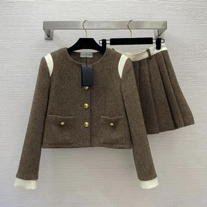 Röcke Japanischer langer Herbst JK Uniform College-Stil Schule Solid Black Kurzer Rock Mitte Plissee