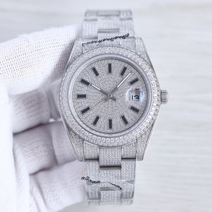 Diamentowe zegarki Designer Watches Automatyczny ruch mechaniczny Wodoodporny męski Bransoletka Sapphire Business Stal nierdzewna 41 mm Wristwatch Montre de Luxe Prezent