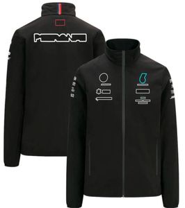 2021 Jacket 1 Team Racing Suit Fans Casual Zip Up Jacket Anpassade billogo Jackor Fallwinter Work Clothes Men0398348649