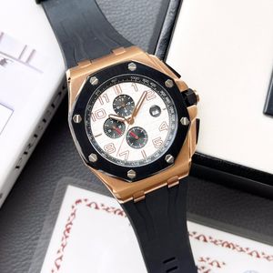 Relógio de novo disco masculino Data full Working Data automática de moda de luxo 904L Banda de aço automático Relógio mecânico Gold e Silver Leisure Watch