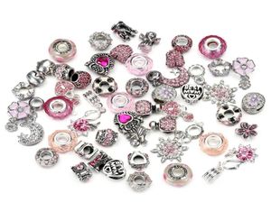 50pcs Perlen für Charm Bracelets Designer für Frauen Sicherheitskette Mix Farbe European Fit Charmes Armband Bead 1135 T27965977