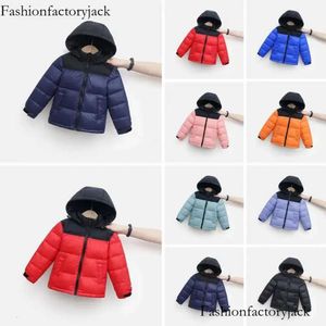 Casas infantis crianças nf Down Down Designer North Face Jaqueta de inverno meninos meninas adolescentes ao ar livre casaco de impressão de letra parka-345