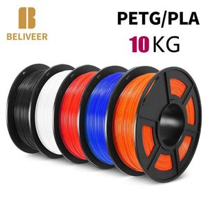 Ribbon Stampante Ribbons PLA/PLA Plus/ABS/PETG/Sil/PLA Meta 3D Materiali filamenti 3D 1.75mm 10 rulli/set ricarica digiuno non tossico fai da te