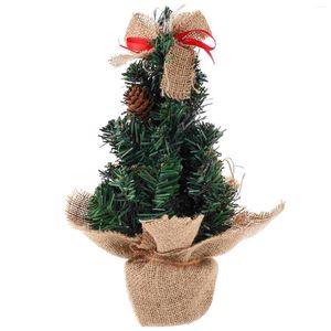 Kerstversiering Boom Mini Decor Kerstversiering Versiering Tafelbenodigdheden Etalage Pvc