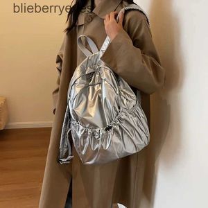 Рюкзак в стиле новая женщина леди модная плиссированная дизайн дизайна лох