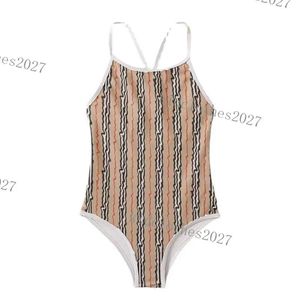 One-Pieces kid OnePieces Swimwear Designer Fashion Swimsuit lattice Girls baby Bathing Suit Textile Summer Swimwear Bikinis Set Swim Clothin