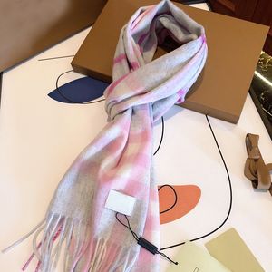 Sciarpa di lusso Foulard di quattro stagioni di alta qualità Sciarpa di cashmere di marca Sciarpe di design Inverno Uomo Donna Sciarpe morbide spesse scialle 17H4NY