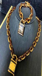 Designer Collana Gioielli donna uomo ciondolo con lucchetto ciondoli personalizzati a catena in oro catene ghiacciate africa uomo donna gioielli di moda res3208283