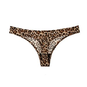 1 Pcs Women's Panties Sexy Thong Leopard Female T-back Woman Underwear G-string Seamless Women's Intimates Underwear BANNIROU 231227