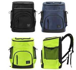 30L Large Capacity Picnic Insulation Backpack Refrigerator Bag Portable Beer Food Cooler Thermal Rucksack for Outdoor Camping G2208349525