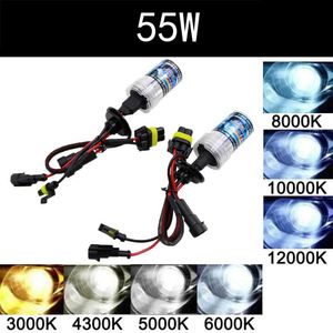 Kit Xenon HID per auto 2 pezzi 55W Kit Xenon HID lampadina H1 H4 H7 H11 9005 9006 3000K 4300K 6000K 8000K 12000K DC 12V faro auto faro fendinebbiaL231228L231228