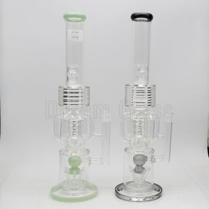 20 inç Cam Bong Percolator Nargile Ağır 14mm Kadın Eklemi