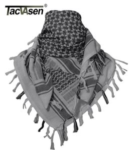 Tacvasen lenço masculino tático deserto árabe keffiyeh cachecol camuflado cabeça feminino algodão árabe paintball máscara facial d1819122004