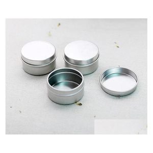 Packing Bottles 20G Empty Aluminum Cream Jars Cosmetic Jar 20Ml Tins Metal Lip Balm Container Drop Delivery Dhtu7