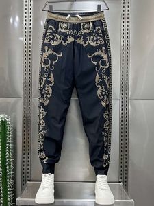 Летние модные брюки с цветочным принтом, крутые уличные тонкие дышащие брюки в стиле хип-хоп, высококачественные штаны-шаровары, брендовая одежда