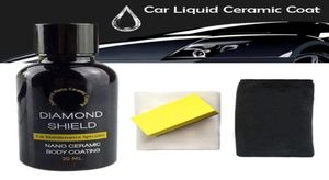 Automotive Nano Coating Liquid Ceramic Spray Coating Car Polish Spray Tätning Top Coat Quick Nanocoating 30 ml Car Wax16298770