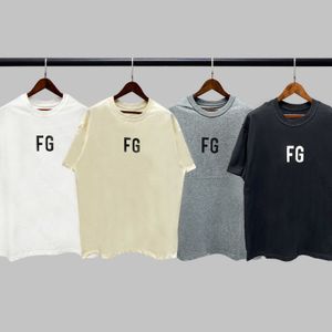 Btwj T-shirt da uomo Fashion Ess Designer Ouyang Nana's Same Feel of God Fg Rich Manica corta Stagione 6 Main Line Coppia Nebbia High Street T-shirt da uomo