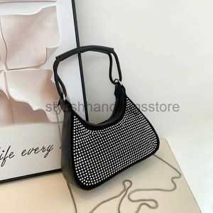 Shoulder Bags Women Messenger Bag Diamond Rhinestone Bling Purse Tote Fashion Clutch Female Handbag Crossbodystylishhandbagsstore