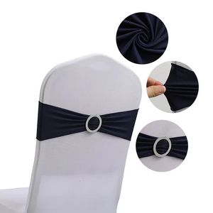 10/100pcs Stretch Chair Knot Country Wedding Decoration Buckle Sashes Back Cover Mariage el Banquet Home Chair Seat Ribbon 231227