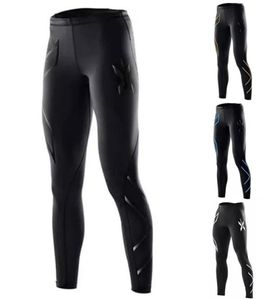 Pantaloni di fitness a compressione integrale pantaloni maschi pantaloni di elasticità superlastici