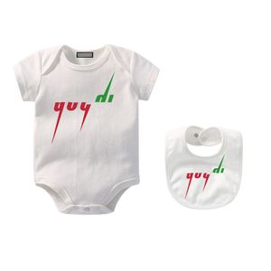 Designer recém-nascido macacão define novos macacões nascidos conjunto sumer roupas de bebê marca meninas meninos macacão crianças macacão luxo bodysuit cyd23122804