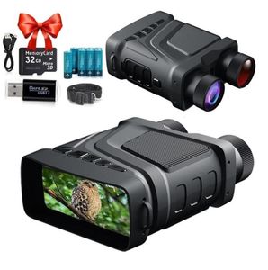 Telescopes R12 Binoculars Night Vision Device Rechargeable 6W 850nm Infrared 1080P HD 5X Digital Zoom Hunting Telescope Po Video R6427053