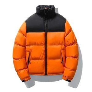 Men's Casual Zipper Cotton Down Jacket North Face Men's Warm Filled Winter Coat