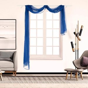 Curtain 1Pcs Voile Swags All Colours Pelmet Valance Net Curtains Swag Or Living Room Window For Bedroom Kitchen