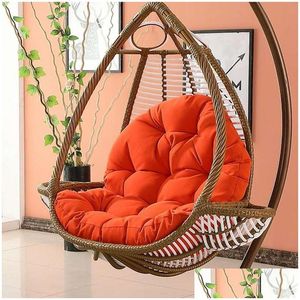 Camp Furniture Egg Chair Swing Hammock Cushion Hanging Basket Cradle Rocking Garden Outdoor Indoor Home Decor No Drop Delivery Dhz5R