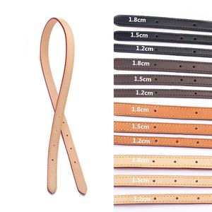 1 Pair Women Pu Leather Handbag Strap 121518cm Wide Shoulder Diy Replacement Handle Belt Bag Accessory 231227