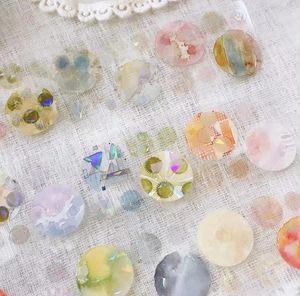 Gift Wrap 1 Loop Fairy Ball Lots Of Circles Washi PET Tape Planner DIY Scrapbooking Decorative Plan Sticker
