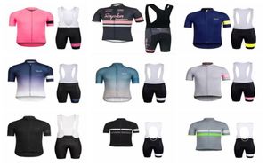 Team Cycling Kort ärmar Jersey Bib Shorts Set Outdoor Sports Road Sportkläder Mensklädcykel Wear K1101188625512335078