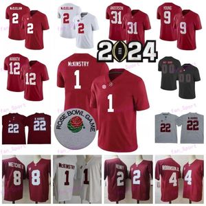 Alabama Football Jersey College Ty Simpson Bryce Young McKinstry Jase McClellan Jermaine Burton Brooks Anderson Jr. Gibbs Lawson Prentice Milroe