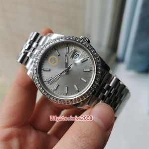 Topselling Ladies BPF Wristwatches 126284RBR 126284 36mm Stainless Steel 316L Silver dial Sapphire jubilee bracelet Automatic mech299T