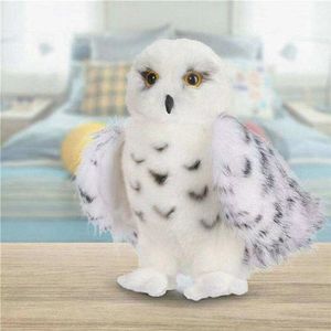 20CM Wizard Snowy Owl Plüsch Stofftier Hedwig Eule Premium Qualität Nette Kuscheltiere Puppe Kinder Spielzeug Großhandel