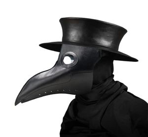 New plague doctor masks Beak Doctor Mask Long Nose Cosplay Fancy Mask Gothic Retro Rock Leather Halloween beak Mask6184827