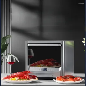 エレクトリックオーブン家庭用デスクトップ蒸しとベーキングオールインワンマシンエアフライドインテリジェント多機能小さなオーブン