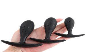 Massage Wassertropfen Anal Perlen Silikon Butt Plug Stimulator Sexspielzeug Dildo Analstecker für Prostata -Massagebast