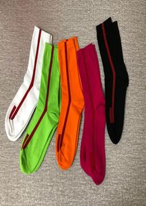 Designer Short socks for women girl 2021 New Fashion P Letter Printed Striped Nylon Shoes Hosiery Midcalf Length Socks Streetwear6066158