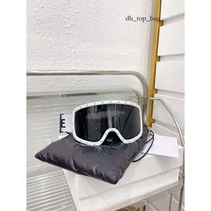 Luksusowe projektanty gogle narciarskie okulary przeciwsłoneczne dla mężczyzn i kobiety damskie damskie damskie szklane okulary gogle duże ochronne chłód z 5872