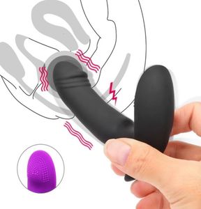 Massagni di massaggiatori Vaginali Massaggio vaginale Indossabile Dildo giocattoli sessuali per adulti per donna Masturbatrice femmina G spot clitoride stimolatore49835598