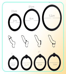 34 pcs Penis Rings Cock Sleeve Delay Ejaculation Silicone Beaded Time Lasting Erection Sexy Toys for Men Adult Games3432147