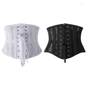 Pasy kobiety szeroko sprężyste talia talia Trainer Strong Steel Bones Women Corset dla dziewczynki 37JB